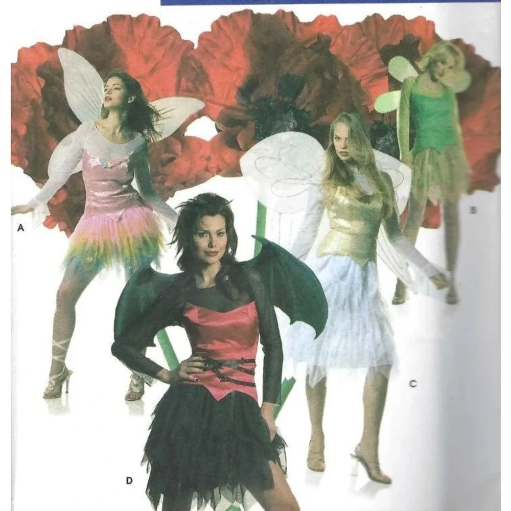 Simplicity Sewing Pattern 4902 Fairy Costumes Misses Size 14-20